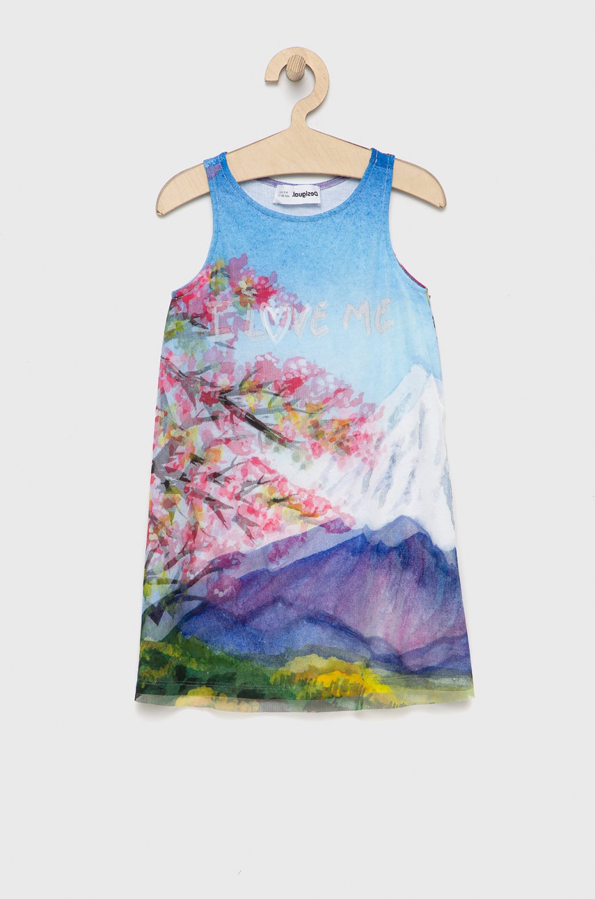 

Дитяча сукня Desigual mini розкльошена