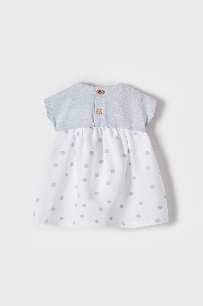 

Сукня для немовлят Mayoral Newborn колір сірий mini розкльошена