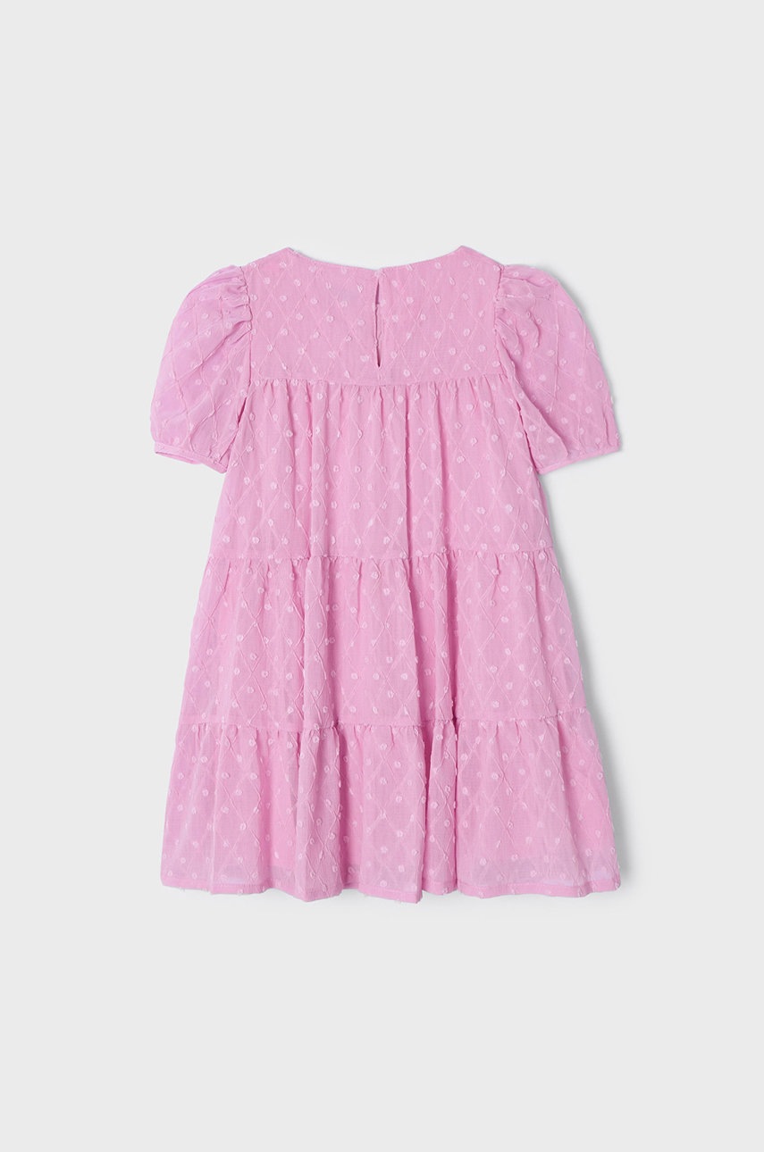 

Дитяча сукня Mayoral колір рожевий mini oversize
