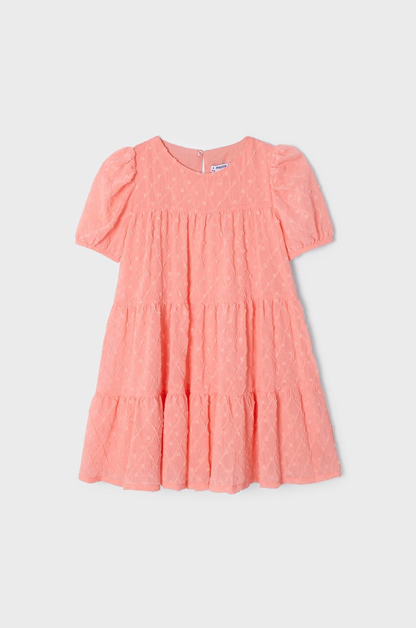 Mayoral rochie fete culoarea portocaliu, mini, oversize