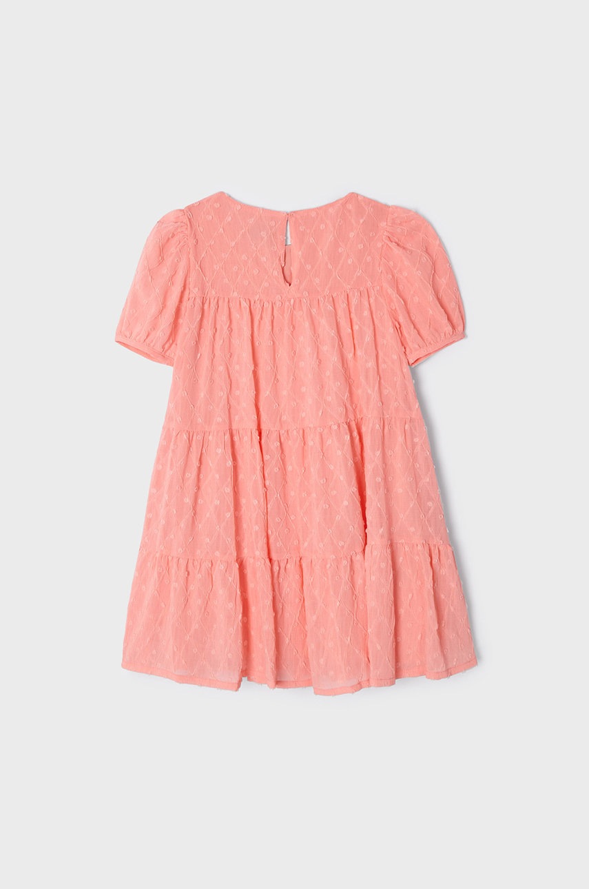 

Детское платье Mayoral цвет оранжевый mini oversize