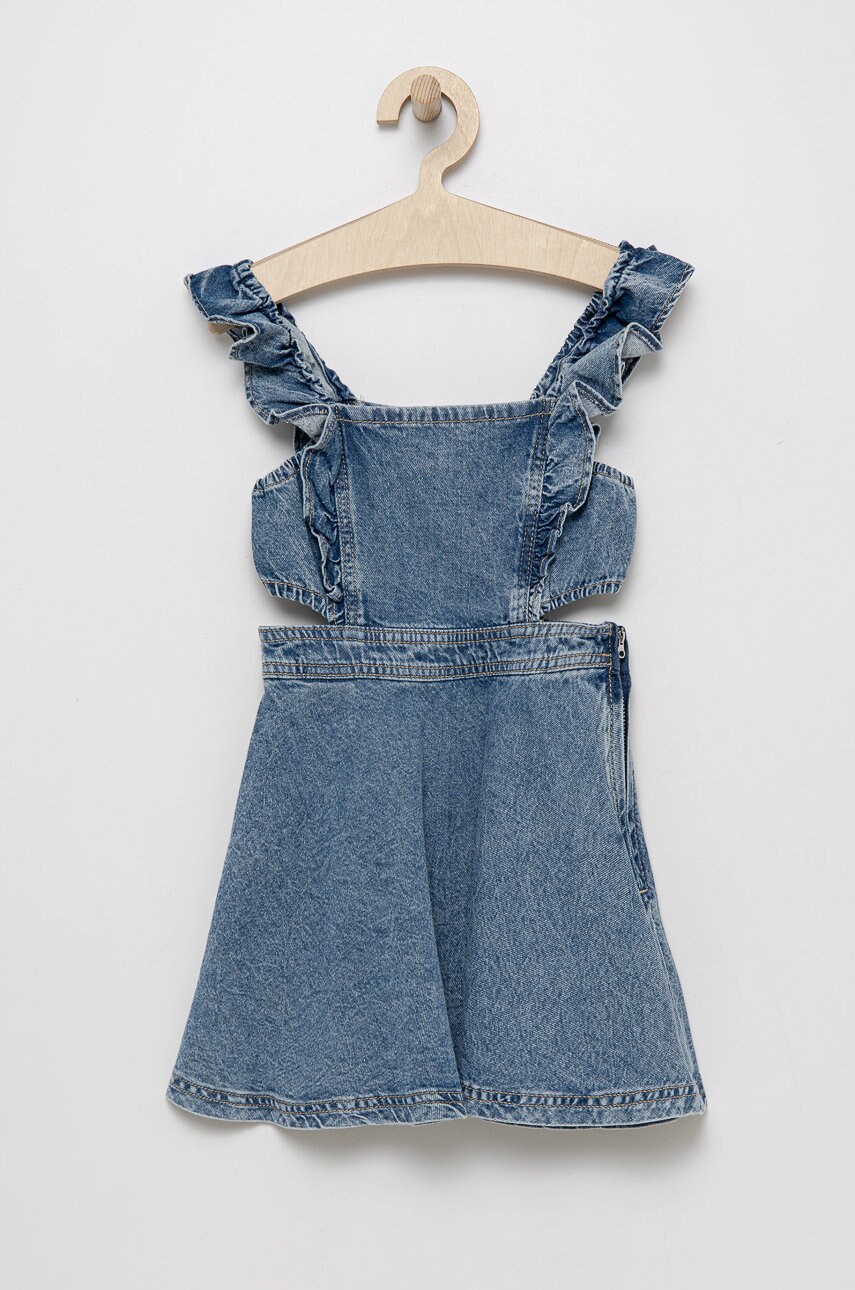 United colors of benetton rochie din denim pentru copii mini, evazati