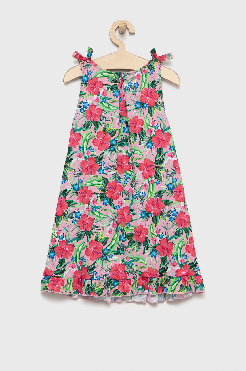 

Хлопковое детское платье United Colors of Benetton mini прямая