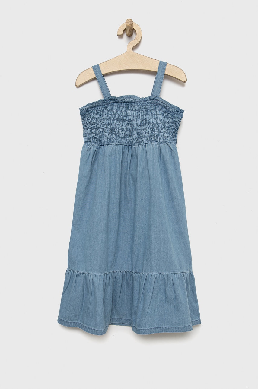 GAP rochie din bumbac pentru copii midi, evazati