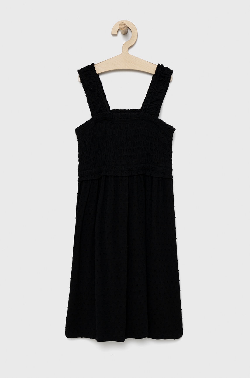 GAP rochie fete culoarea negru, mini, evazati