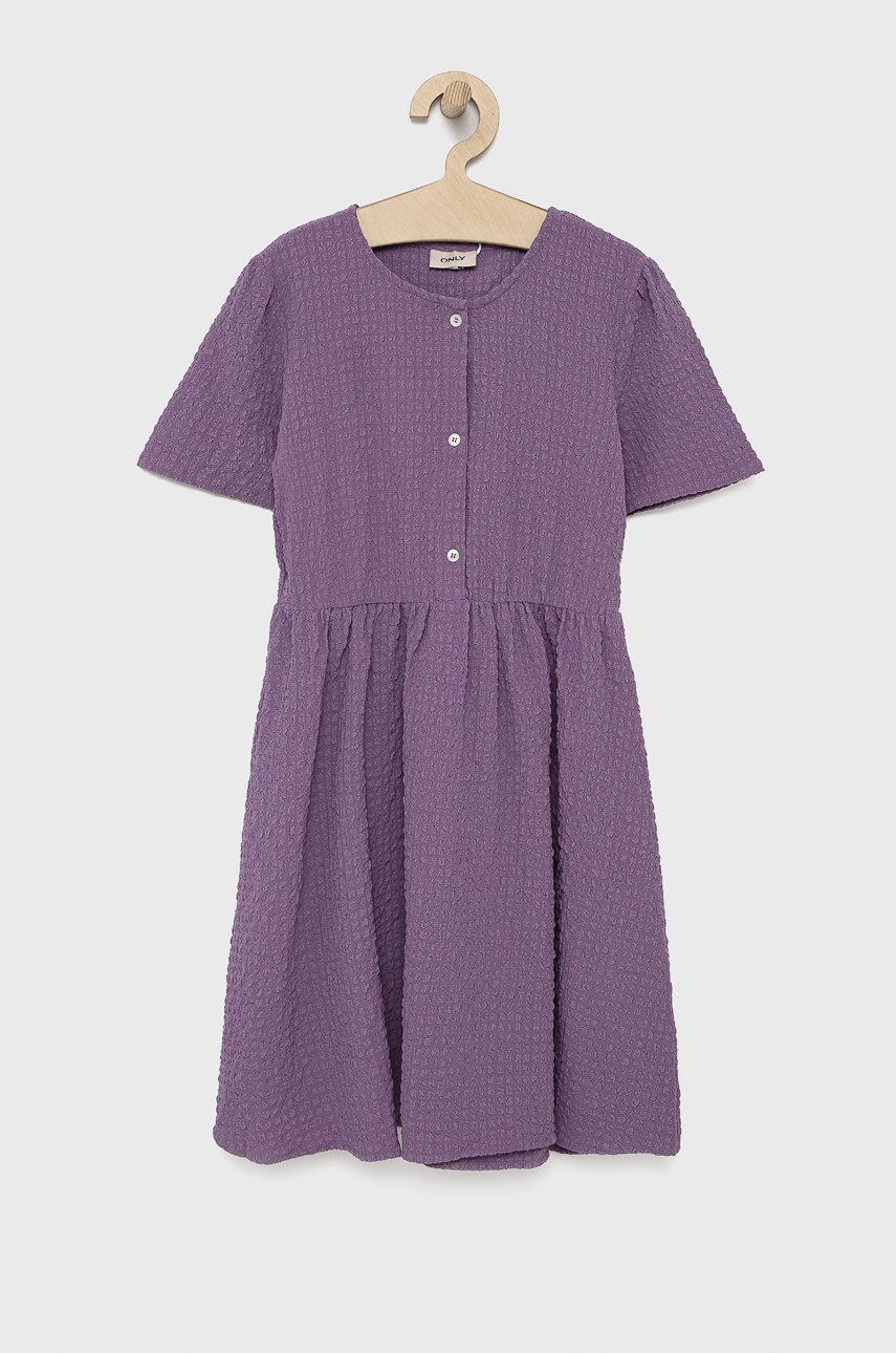 Kids Only rochie fete culoarea violet, mini, evazati 2023 ❤️ Pret Super answear imagine noua 2022