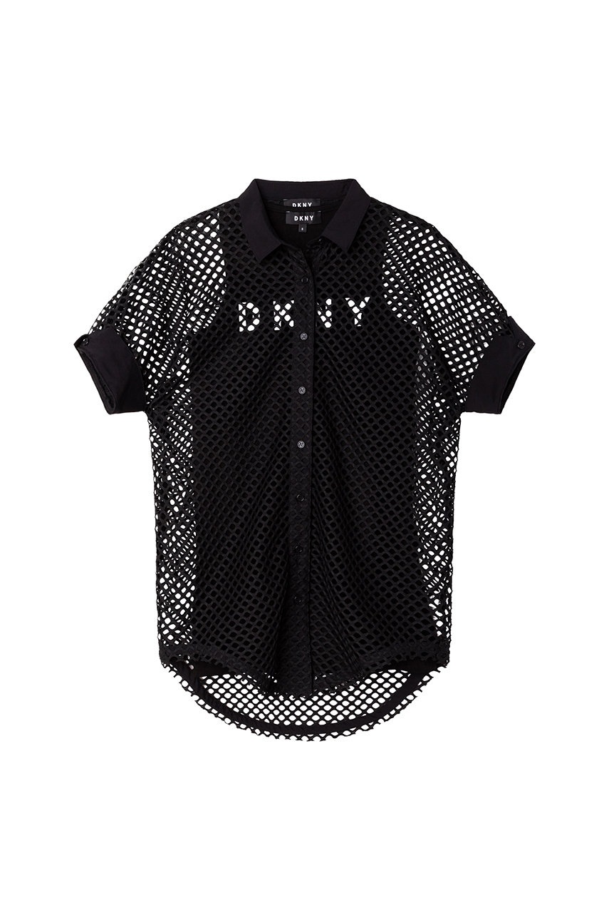 

Детское платье Dkny цвет чёрный mini прямая