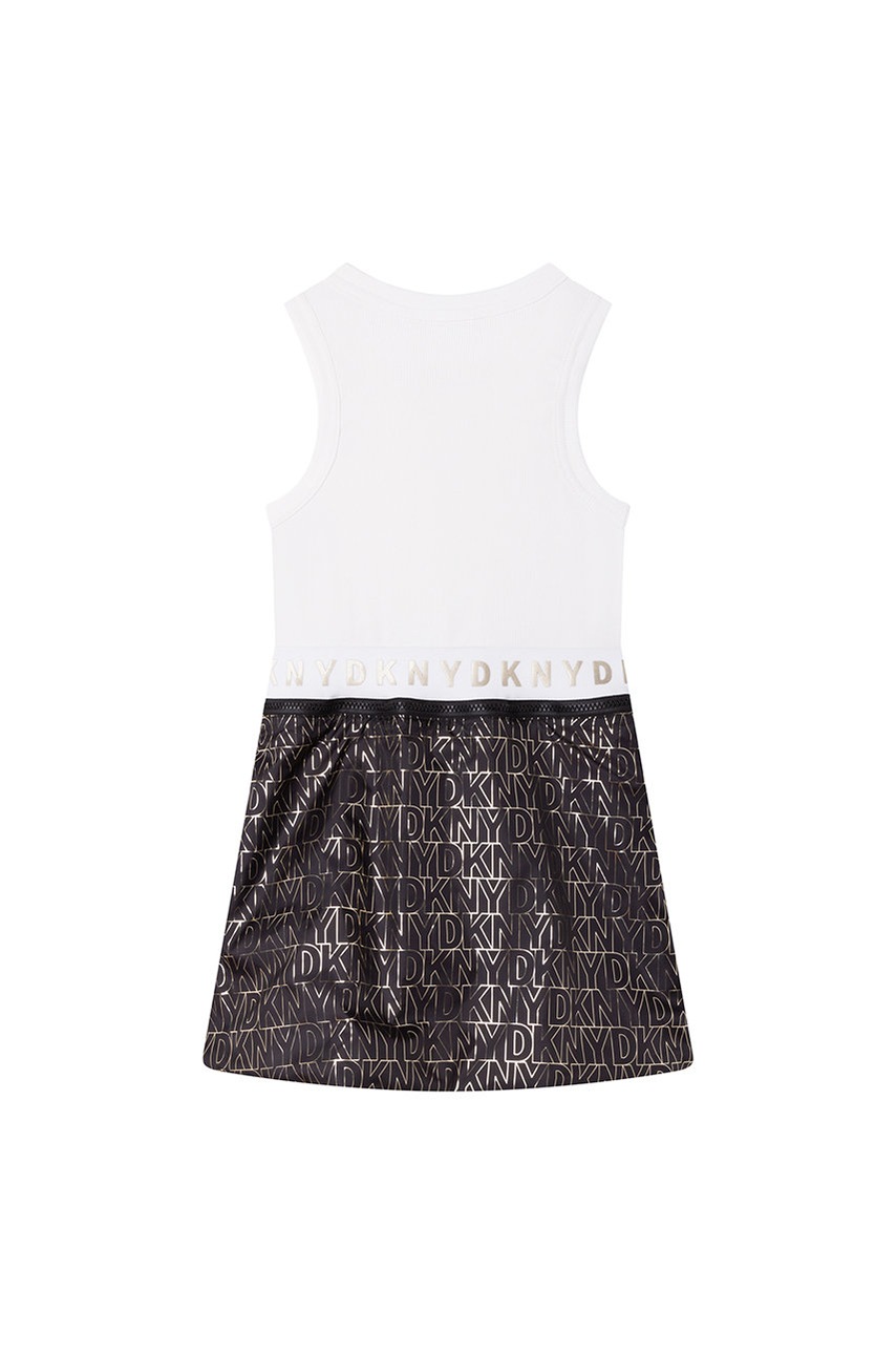 

Дитяча сукня Dkny колір білий mini розкльошена