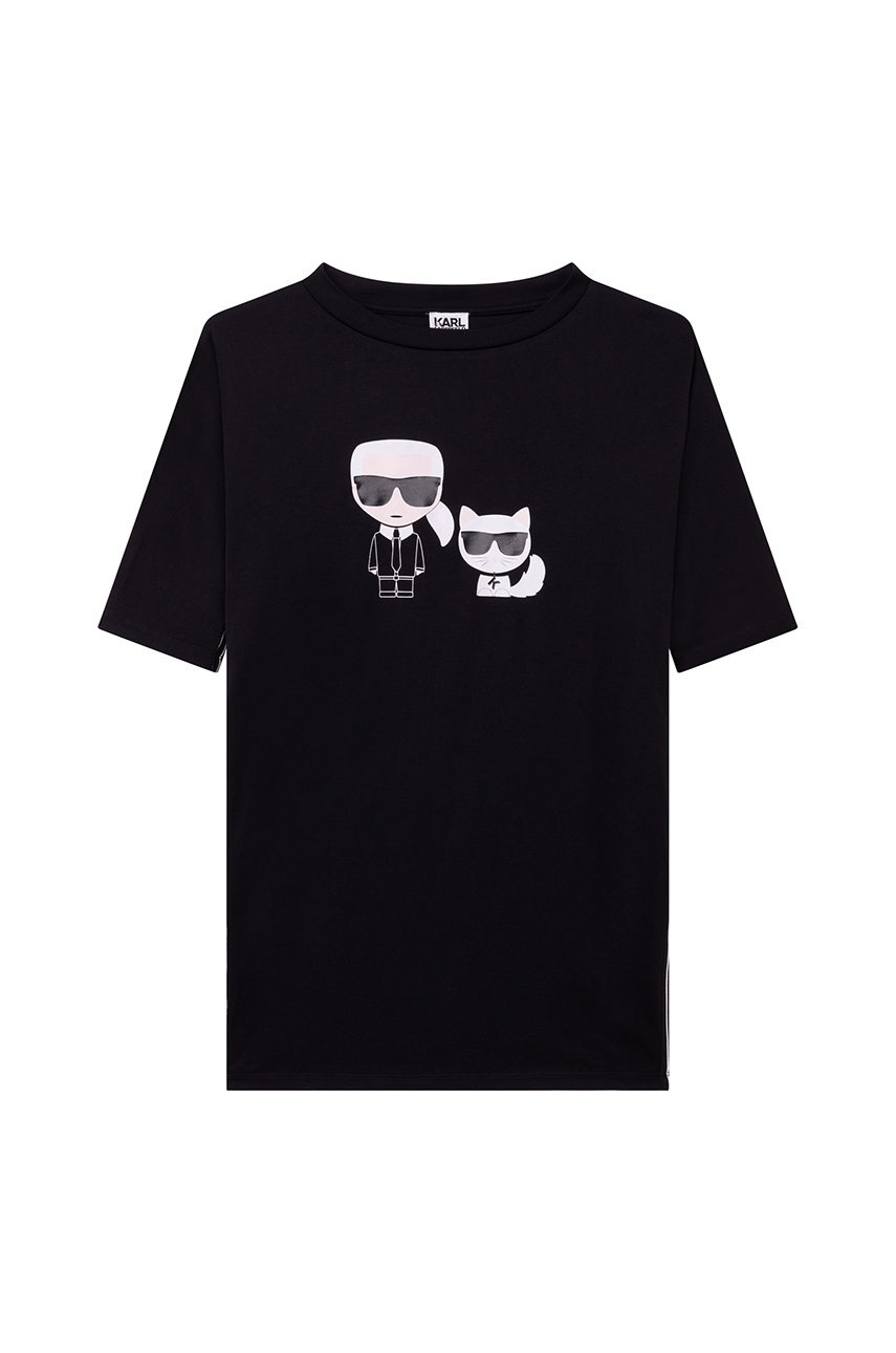 

Детское платье Karl Lagerfeld цвет чёрный mini прямая