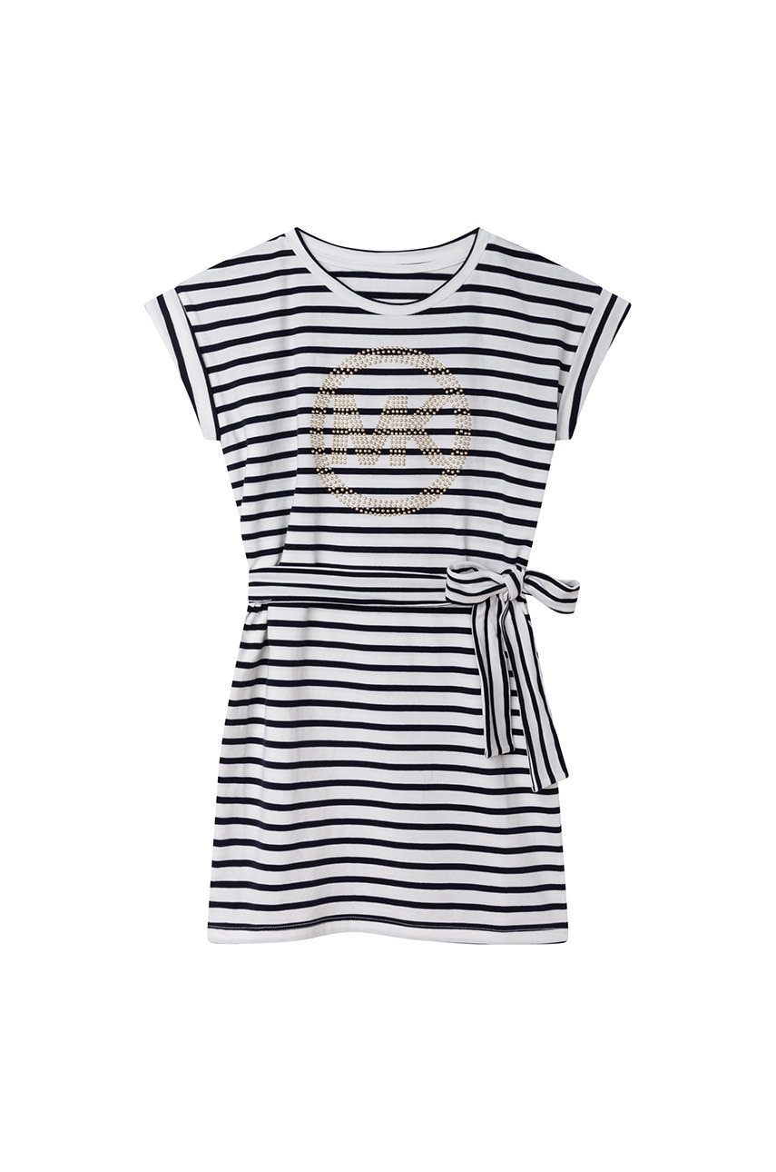 Michael Kors rochie fete culoarea albastru marin, mini, drept
