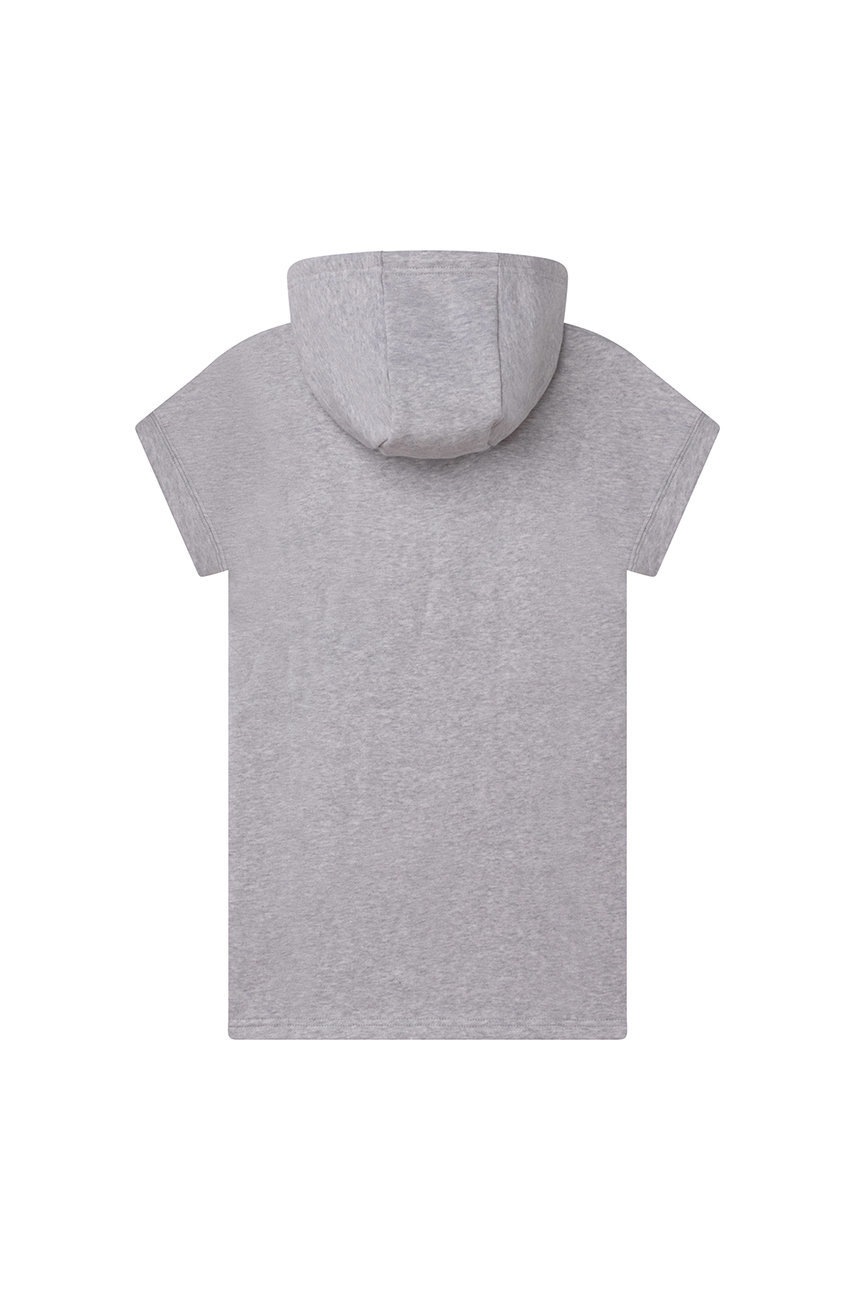 Хлопковое детское платье Michael Kors цвет серый mini прямое