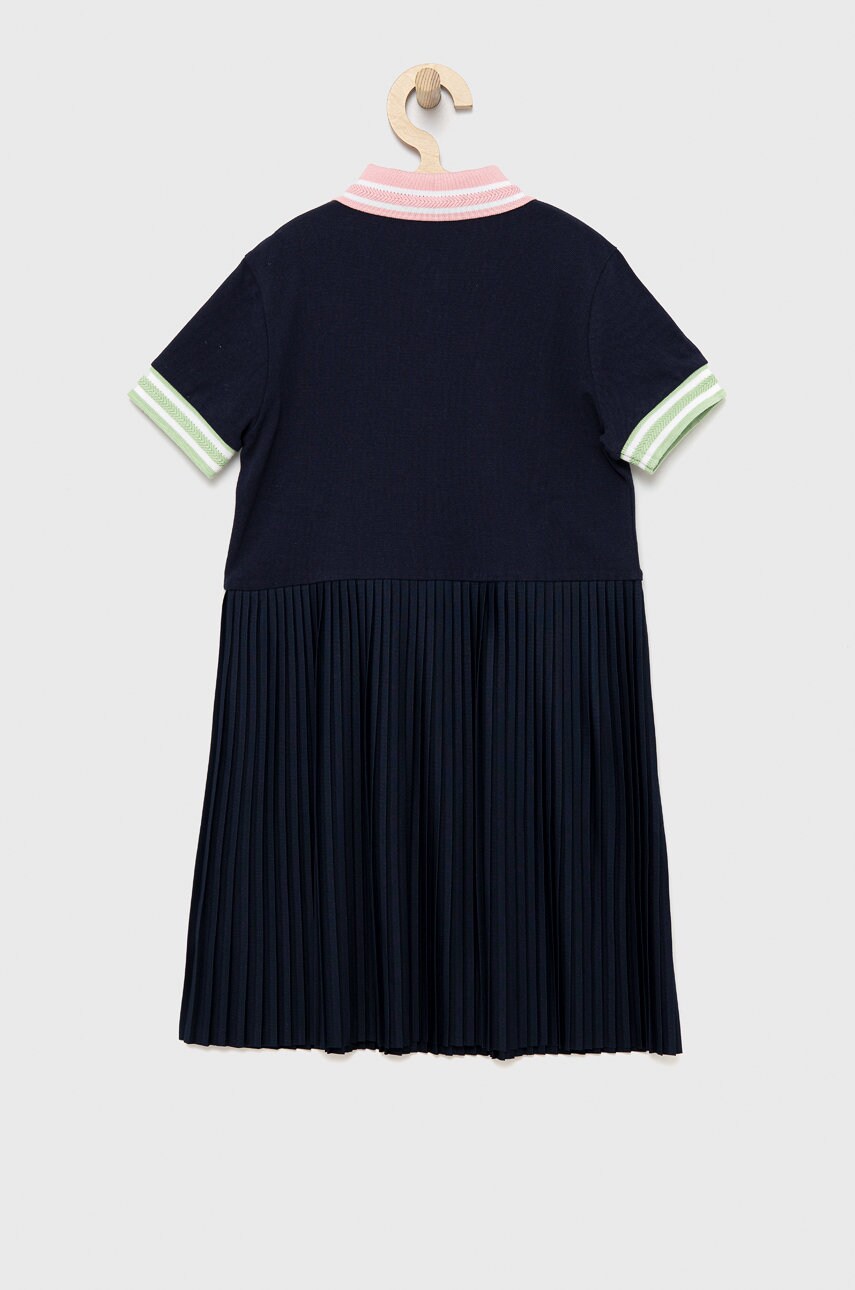

Детское платье Lacoste цвет синий mini расклешённая