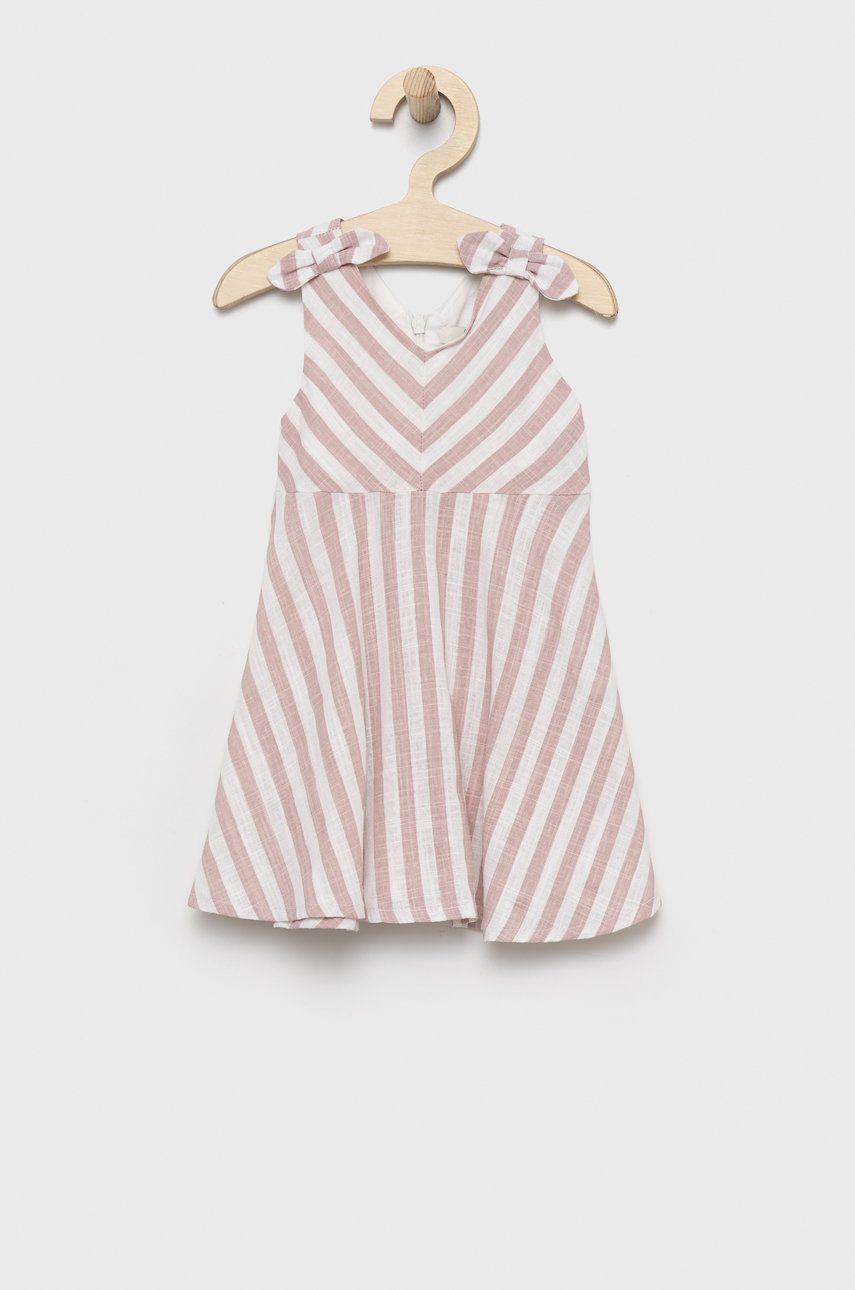 Levně Dívčí šaty Birba&Trybeyond růžová barva, mini, áčková