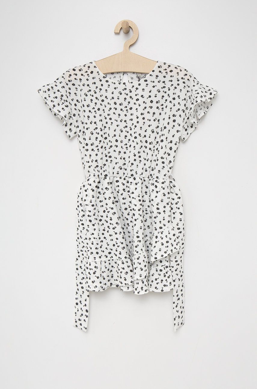 E-shop Dívčí šaty Birba&Trybeyond bílá barva, mini, áčková