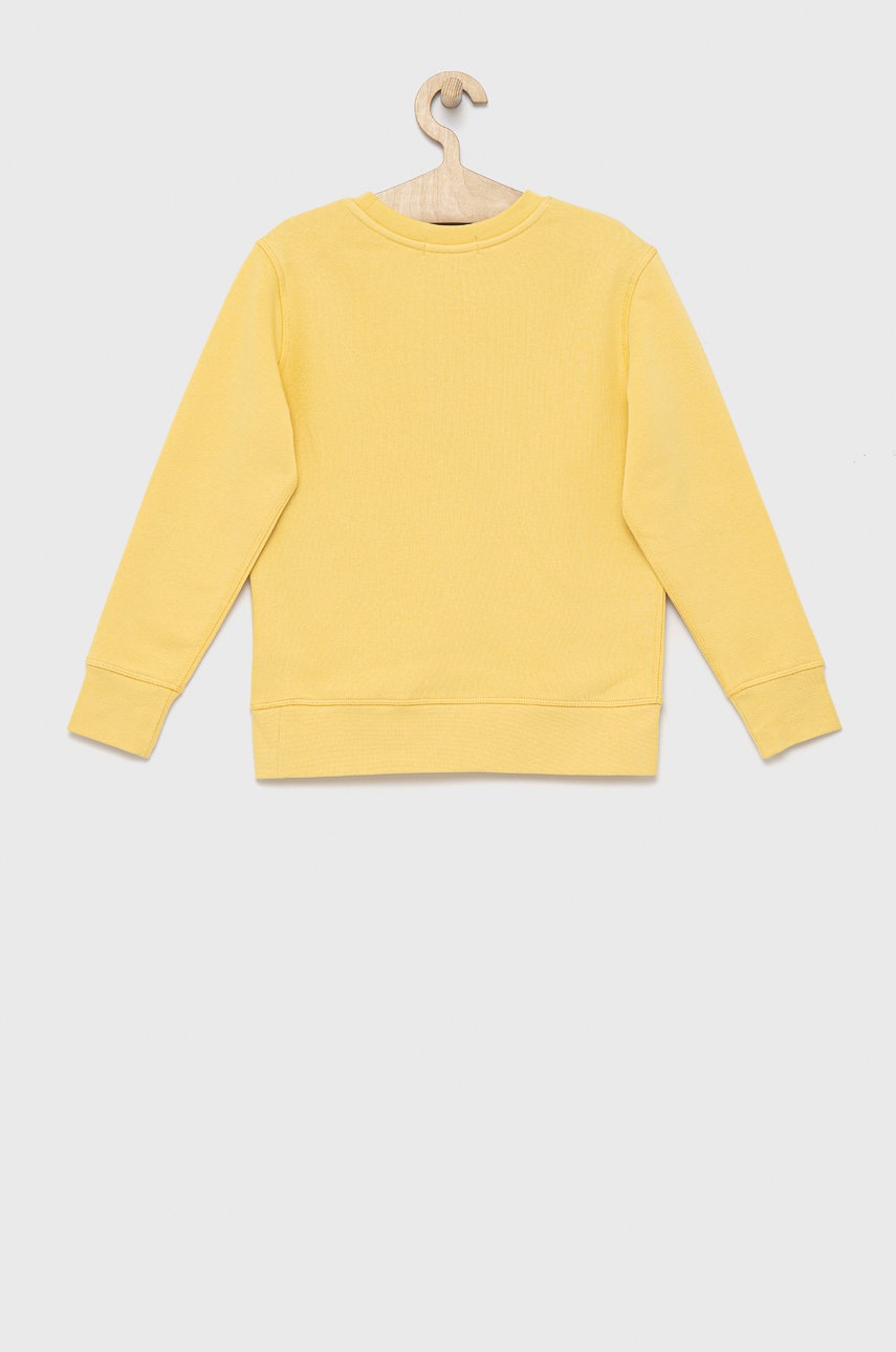 

Дитяча кофта Polo Ralph Lauren колір жовтий з принтом