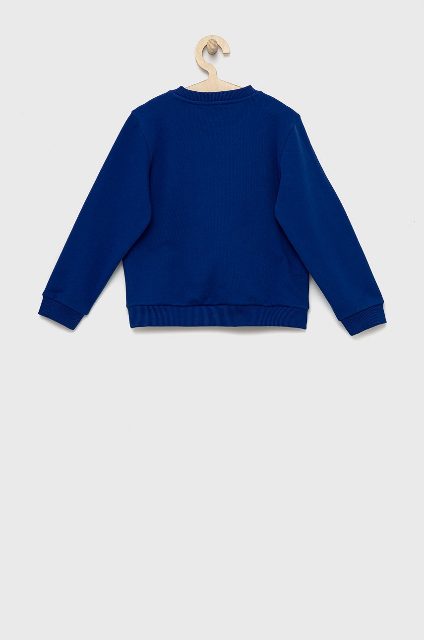 

Детская кофта Lacoste цвет синий меланж