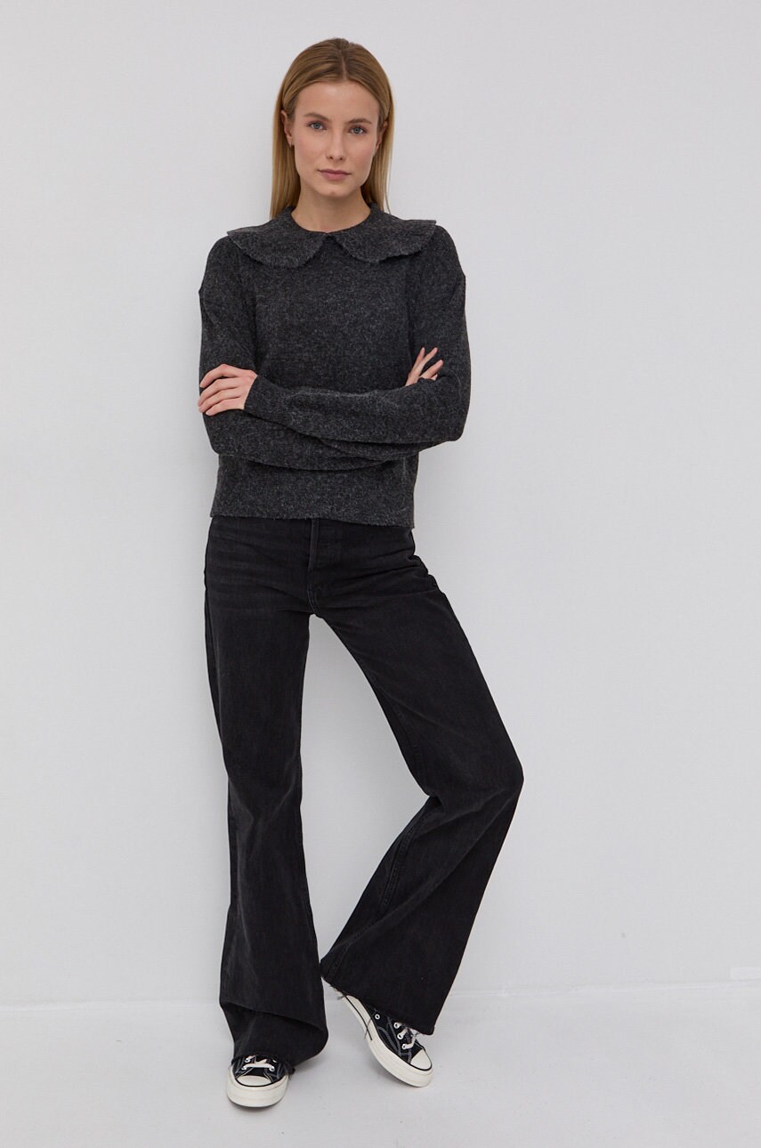 

Светр Vero Moda жіночий колір сірий легкий