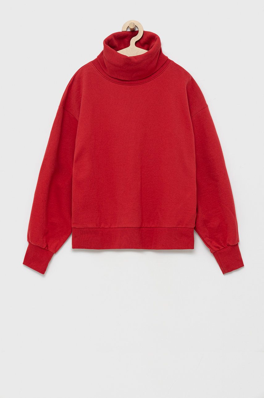 GAP bluza femei, culoarea rosu, neted 2022 ❤️ Pret Super answear imagine noua 2022