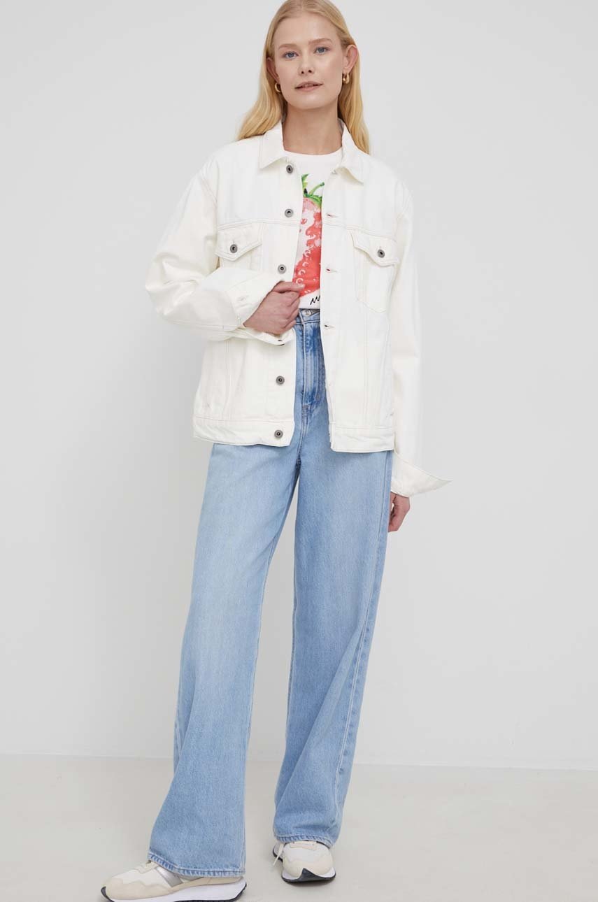 

Свитер Desigual женский цвет белый лёгкий