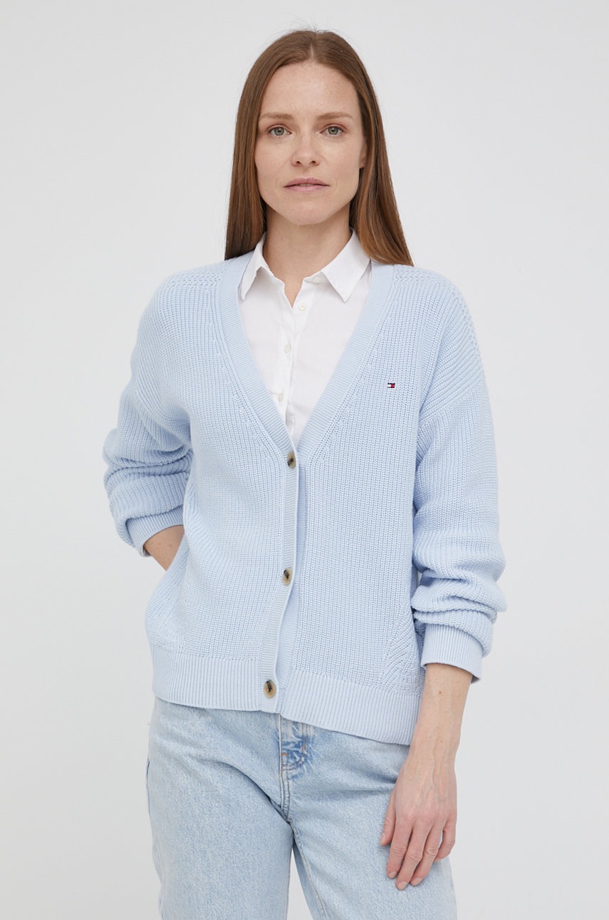 

Бавовняний кардиган Tommy Hilfiger жіночий