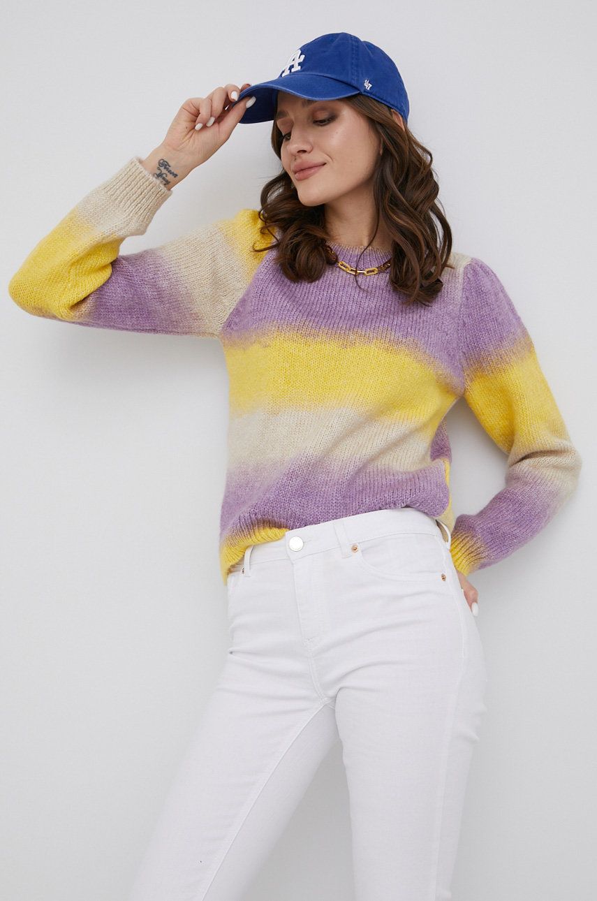JDY pulover femei, culoarea galben, answear.ro imagine lareducerisioferte.ro 2022
