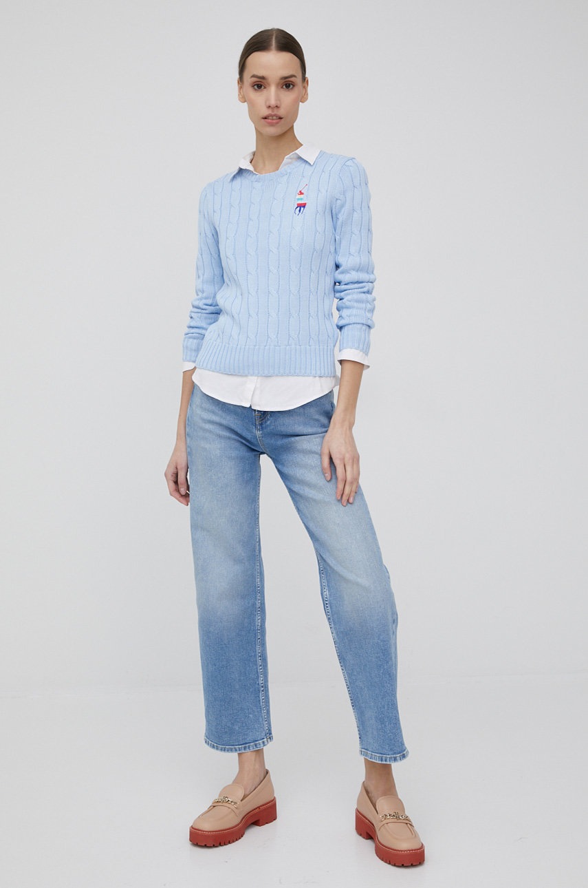 

Бавовняний светер Polo Ralph Lauren жіночий легкий