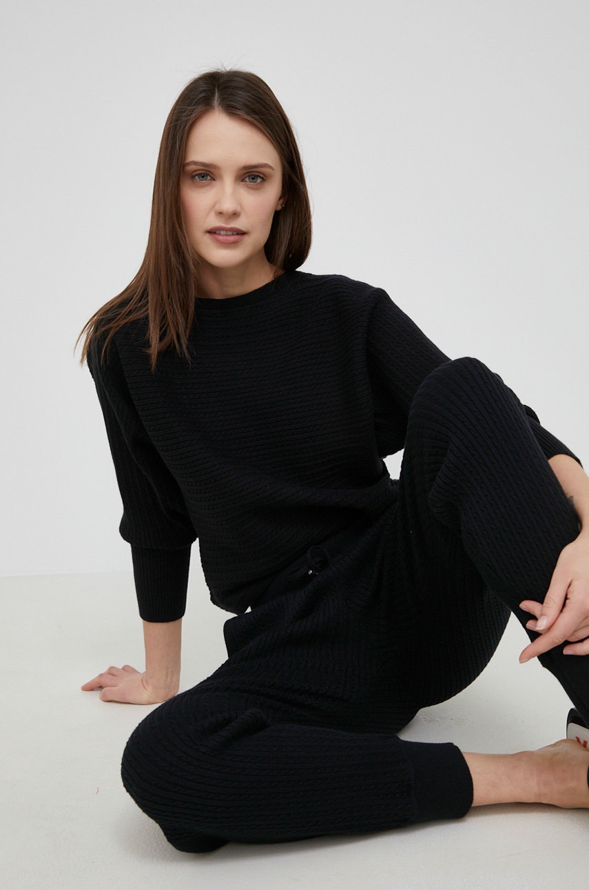 

Пуловер Lauren Ralph Lauren дамски в черно, Черен