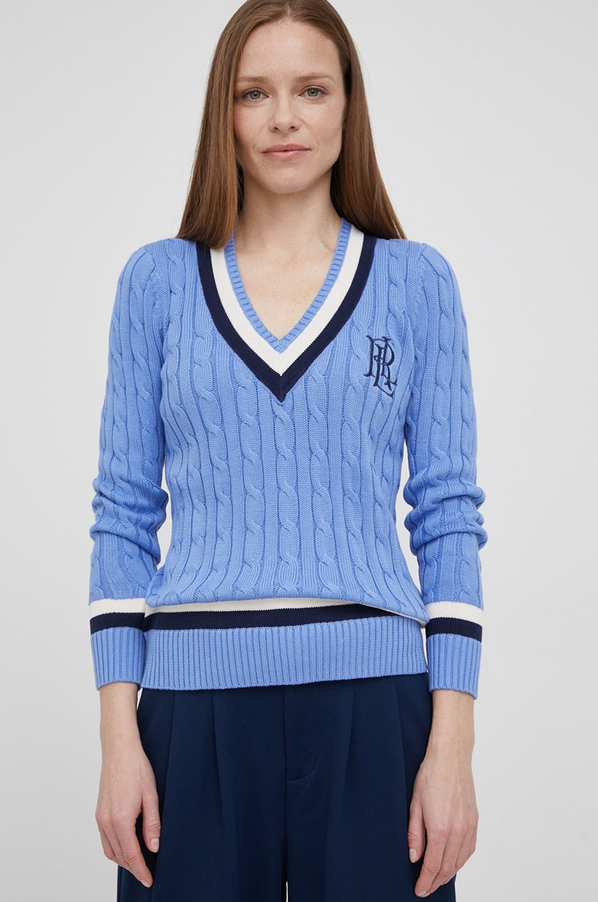 

Бавовняний светер Lauren Ralph Lauren жіночий легкий