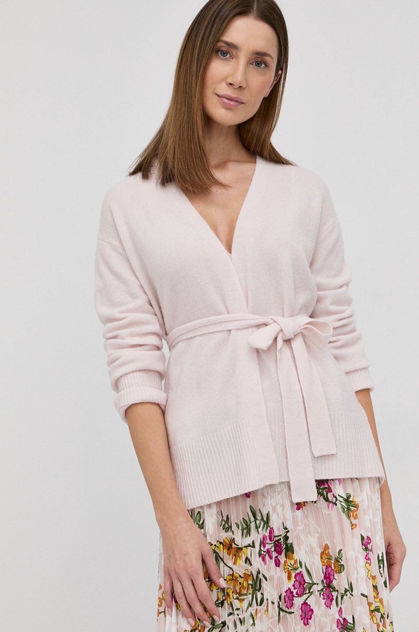 Max Mara Leisure cardigan din lana femei, culoarea roz, light 2023 ❤️ Pret Super answear imagine noua 2022