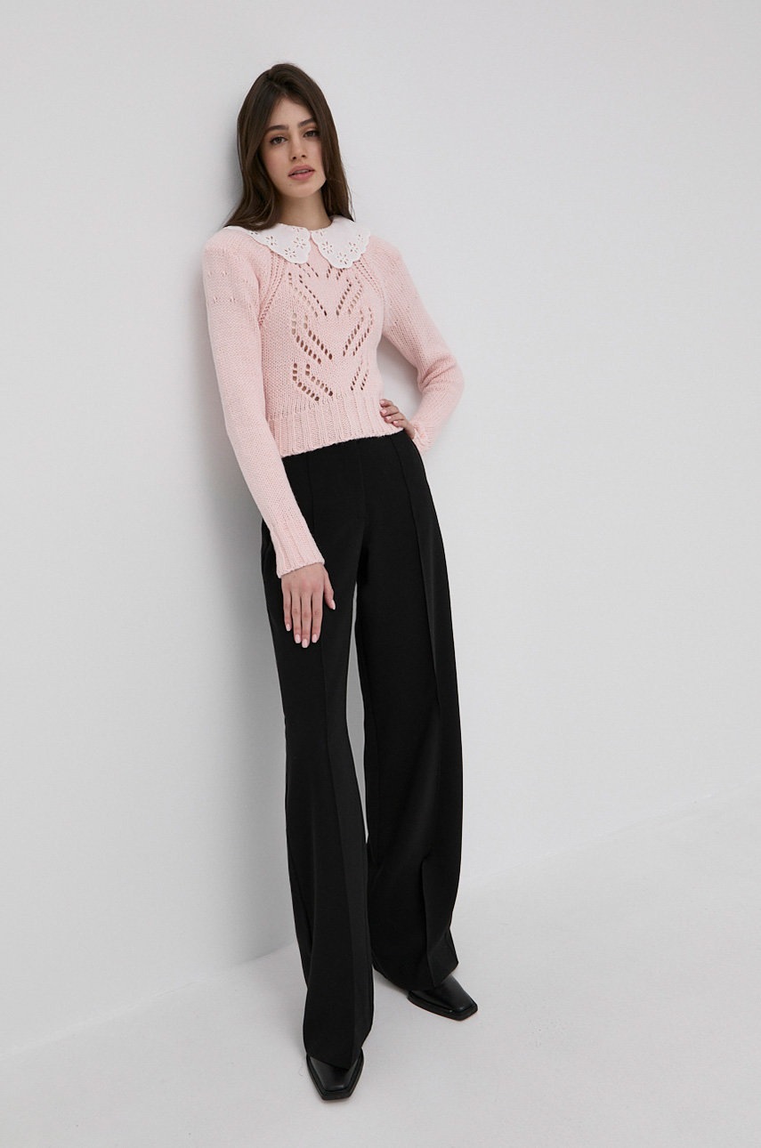 

Светр For Love & Lemons жіночий колір рожевий легкий
