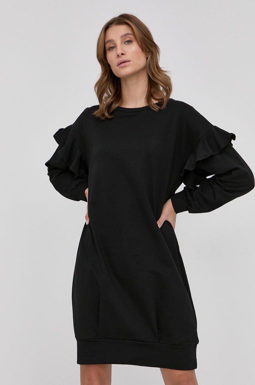 

Сукня Liu Jo колір чорний mini oversize