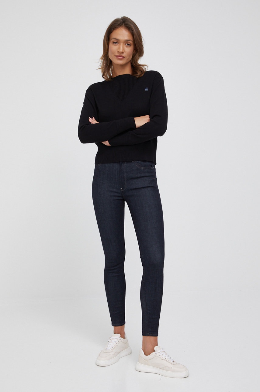 

Свитер G-Star Raw женский цвет чёрный