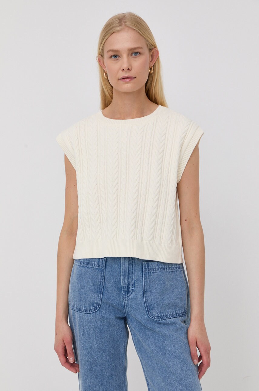Gestuz vesta femei, culoarea bej, light