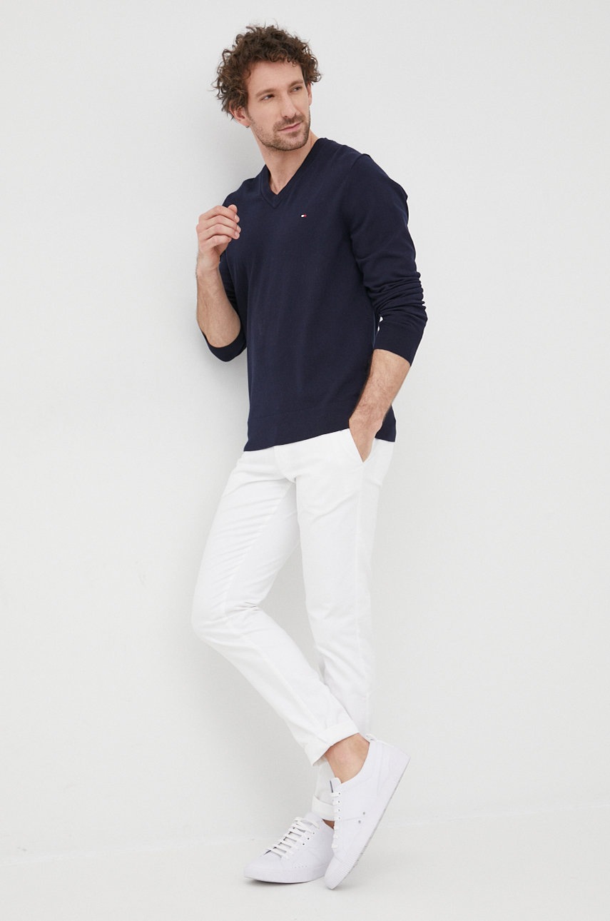 

Свитер Tommy Hilfiger 1985 мужской цвет синий