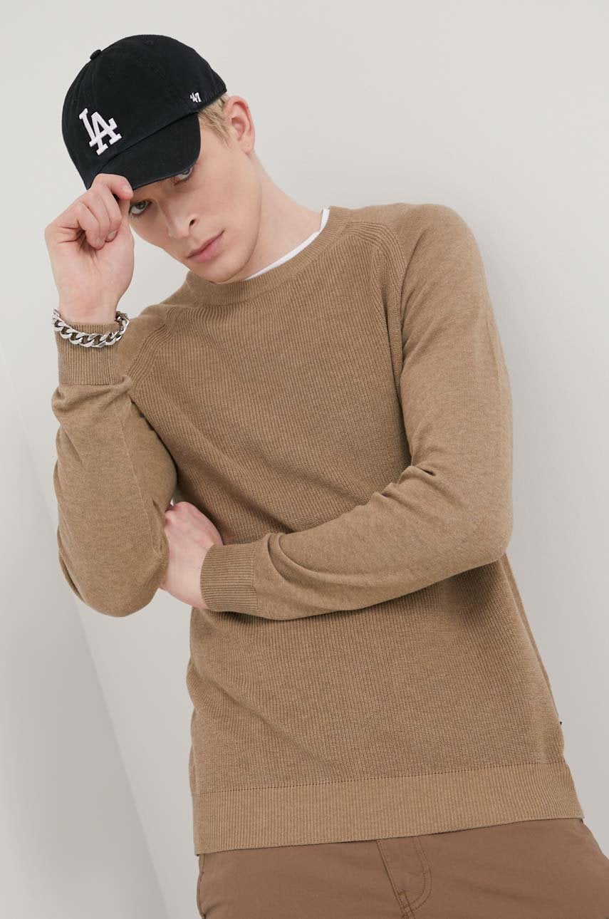Premium by jack&jones pulover barbati, culoarea verde,