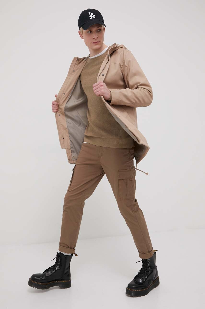 

Свитер Premium by Jack&Jones мужской цвет зелёный