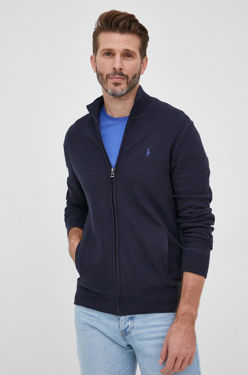 

Памучна жилетка Polo Ralph Lauren мъжки в тъмносиньо, Тъмносин
