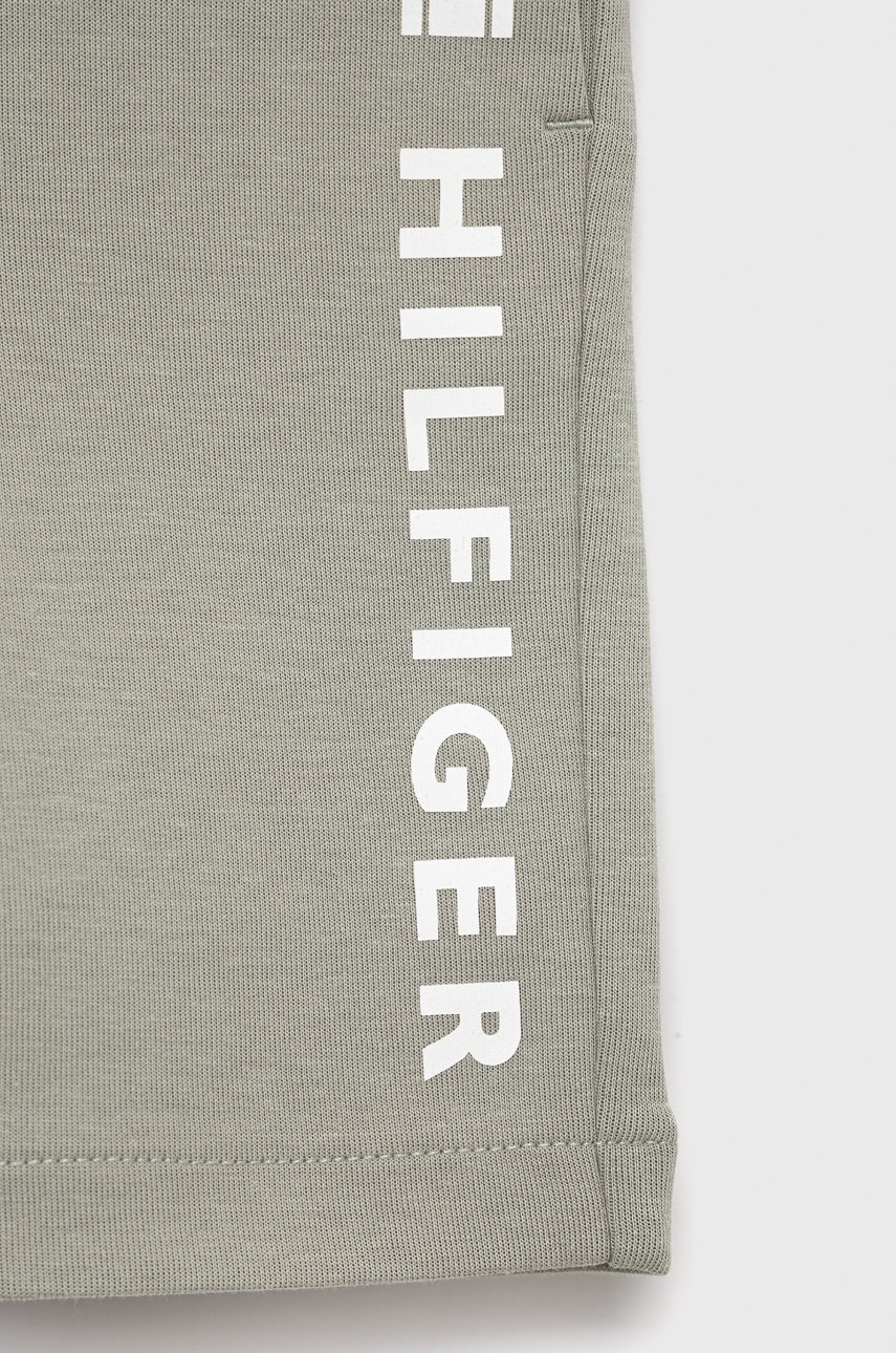 

Детские шорты Tommy Hilfiger цвет зелёный регулируемая талия