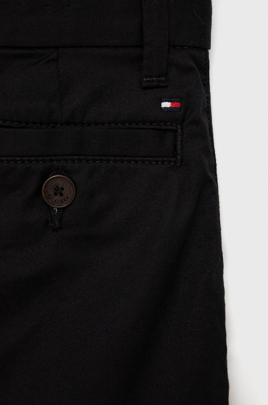 

Детские шорты Tommy Hilfiger цвет чёрный регулируемая талия