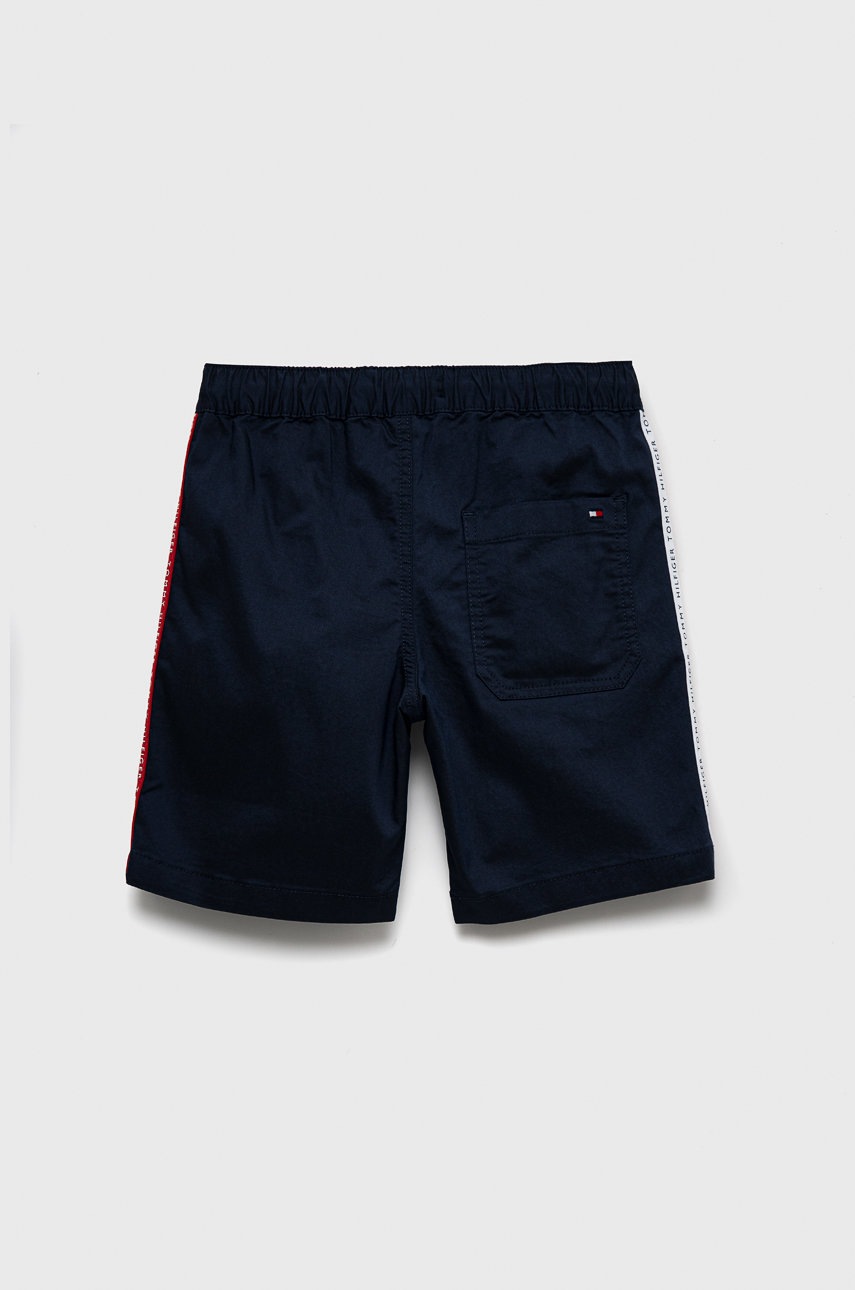 

Детские шорты Tommy Hilfiger цвет синий регулируемая талия