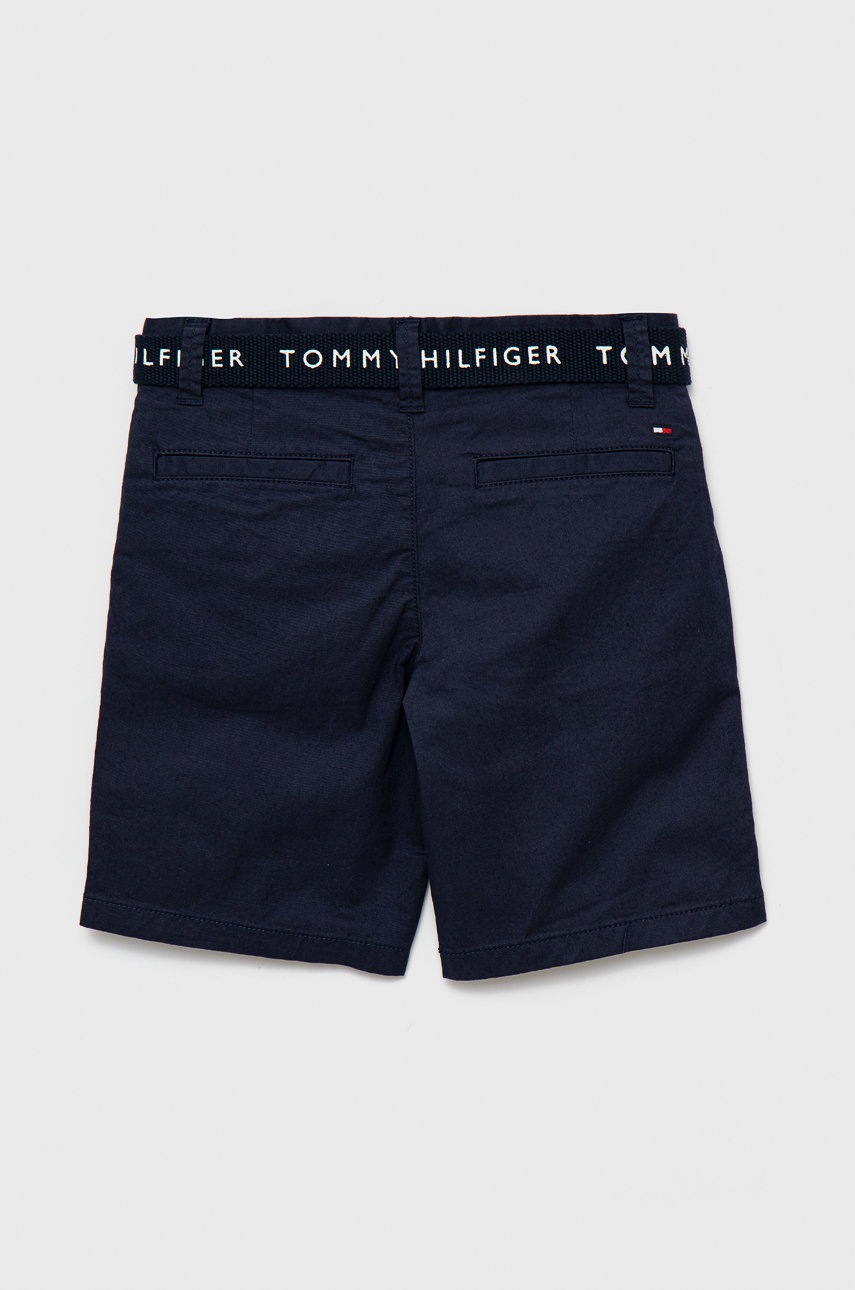 

Детские шорты Tommy Hilfiger цвет синий регулируемая талия