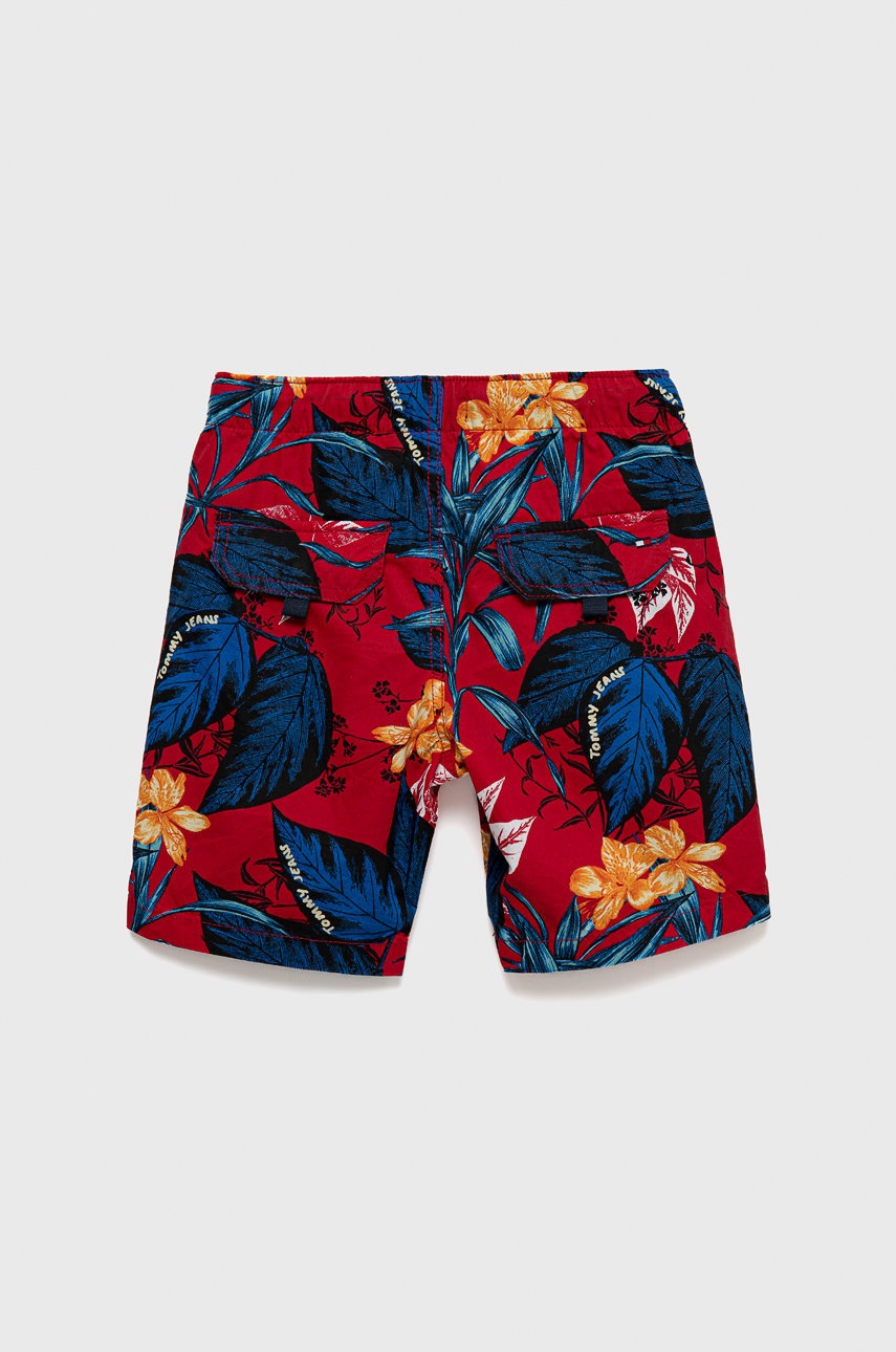 

Детские хлопковые шорты Tommy Hilfiger регулируемая талия