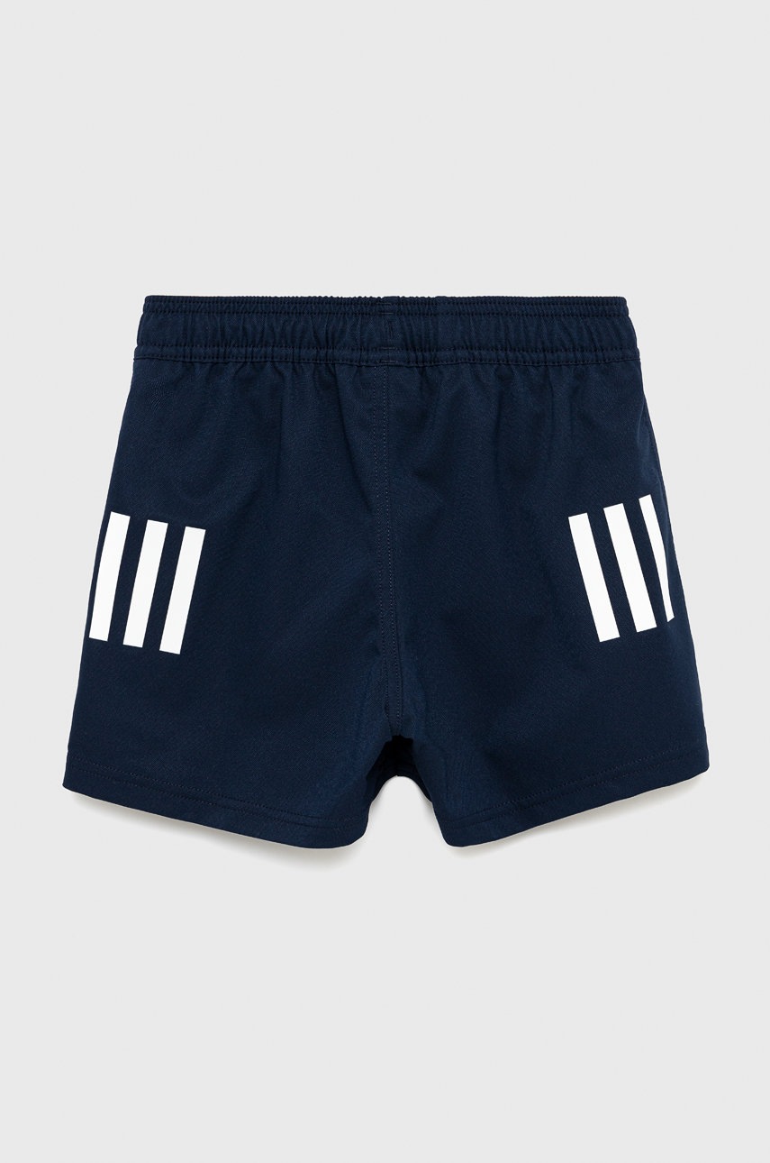 Дитячі шорти adidas Performance GI7640 колір синій регульована талія Дитячі шорти adidas Performance GI7640 колір синій регульована талія