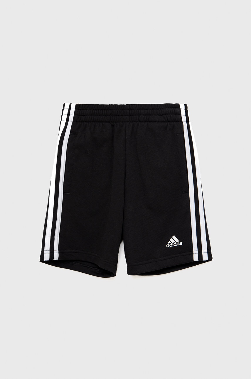 adidas Performance pantaloni scurti copii H65791 culoarea negru, talie reglabila