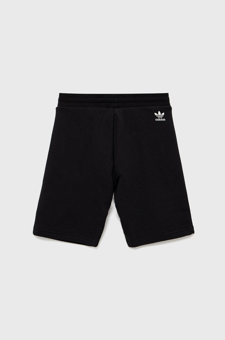 

Дитячі шорти adidas Originals HE6835 колір чорний регульована талія
