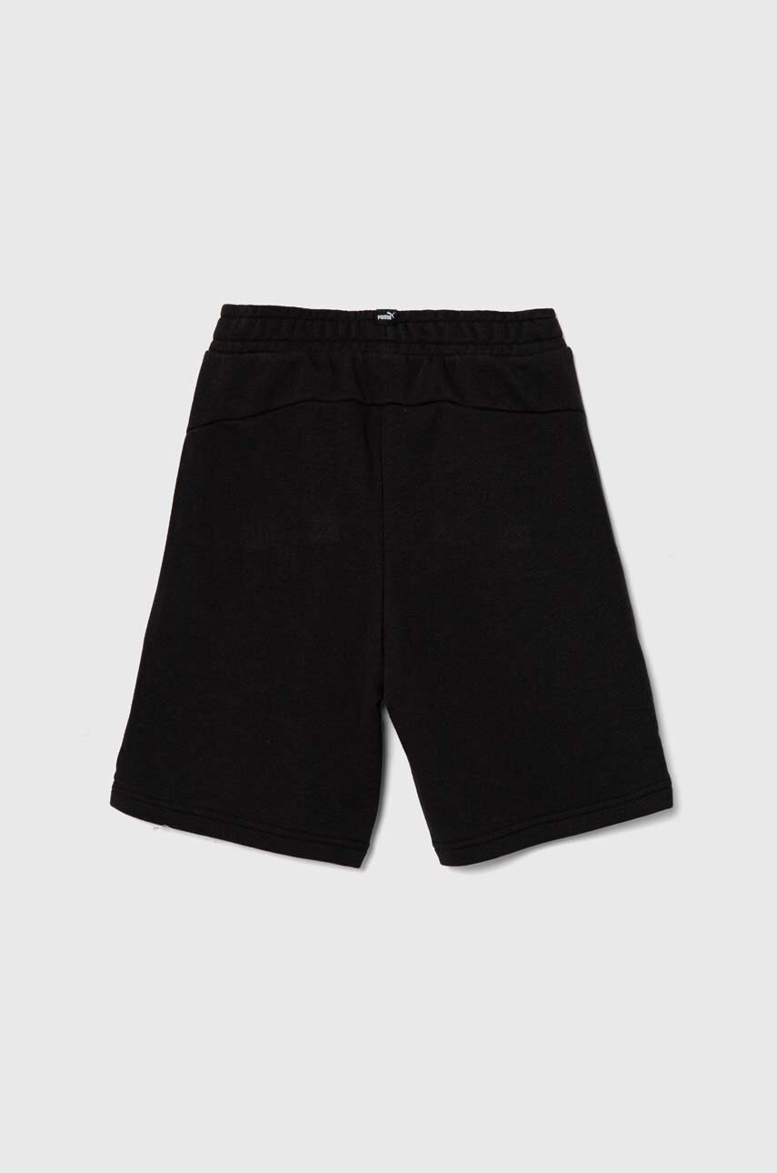 Детские шорты Puma цвет чёрный регулируемая талия