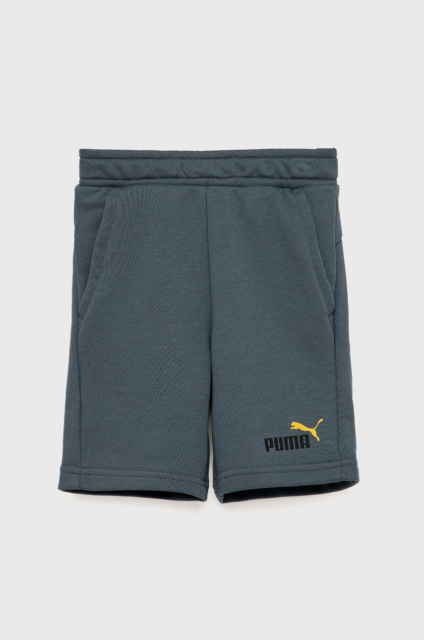 

Детски къси панталони Puma 586989 в зелено с регулируема талия, Зелен