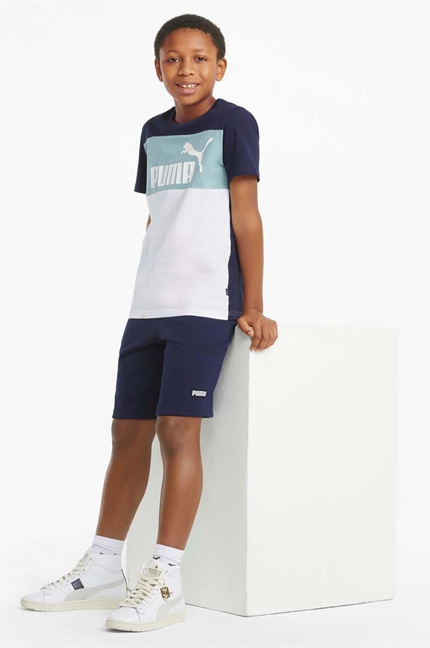 

Дитячі шорти Puma 847294 колір синій