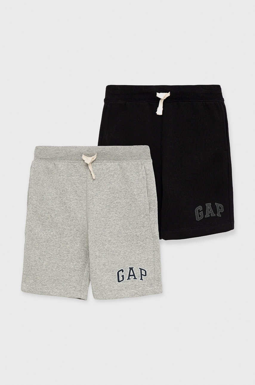 

Детски къси панталони GAP в черно, Черен