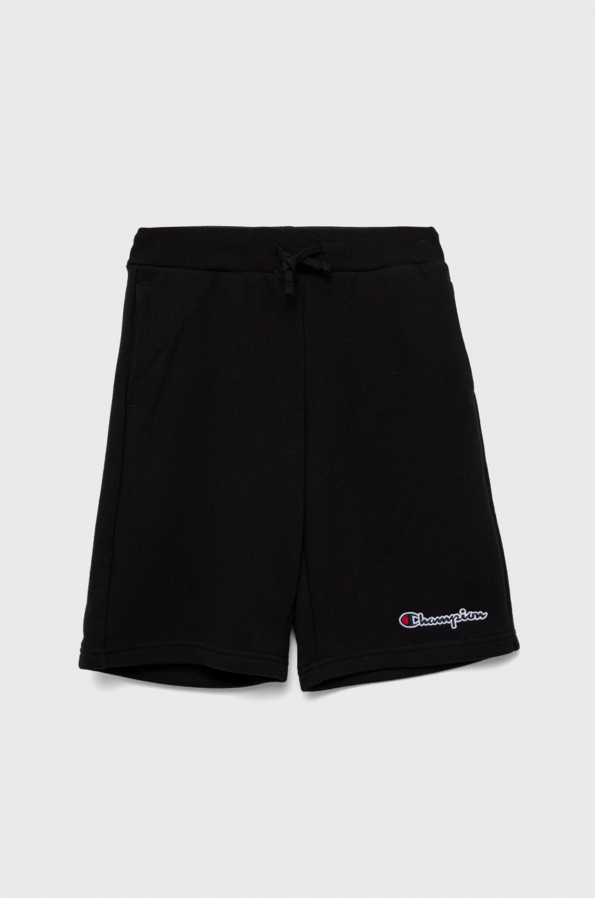 Champion pantaloni scurti copii 305958 culoarea negru,